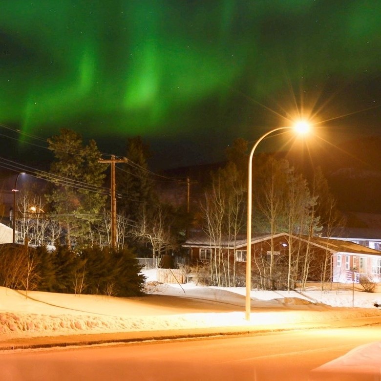 Aurora borealis in the Yukon